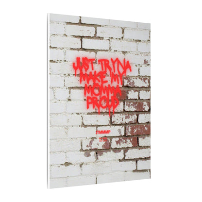 SPRAY PAINT (Red) Matte Canvas, 0.75"